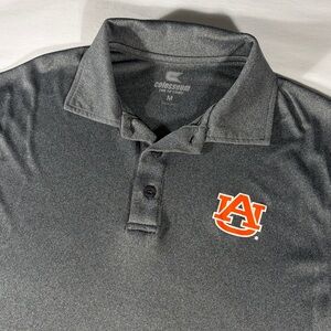 Colosseum mens dark grey Auburn University short sleeve polo shirt - size M